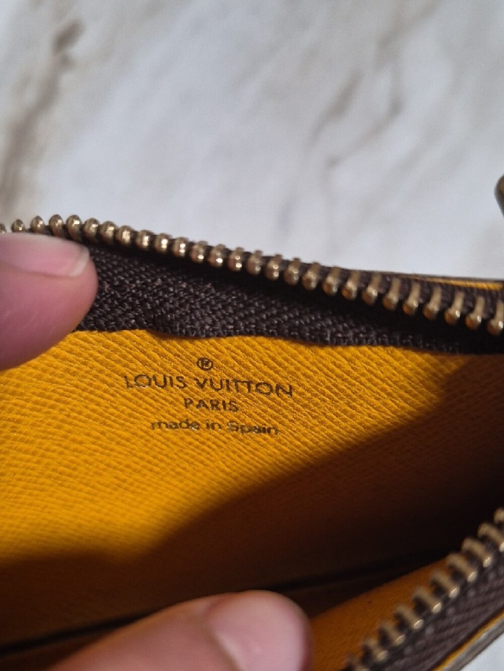 Louis Vuitton Monogram Key Pouch | “Bon Voyage” Custom - Picture 5 of 10
